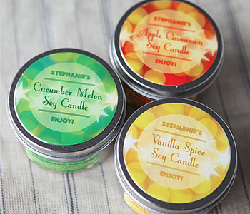 Colorful-tin-candle-labels
