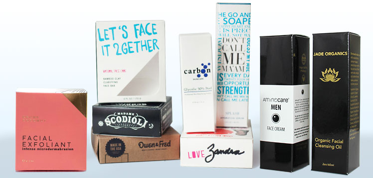 Cosmetics packaging boxes