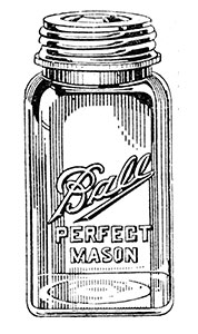 old Mason jar