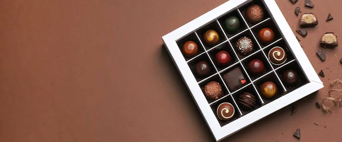 luxury chocolate box design