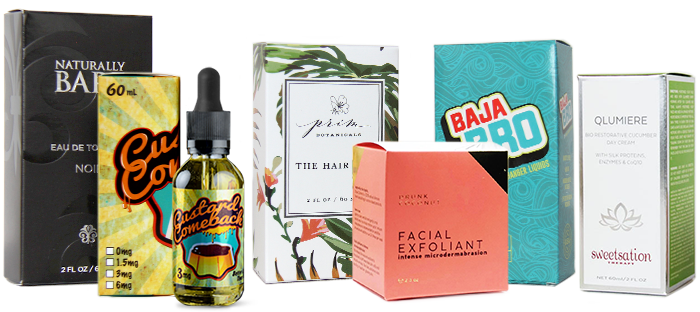 60ml Bottle Box presentation