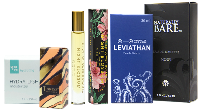 Some examples of custom cosmetic product packaging