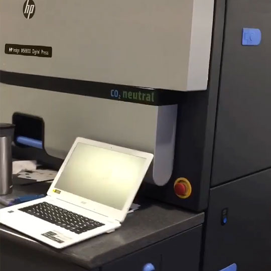HP Indigo Printing Press