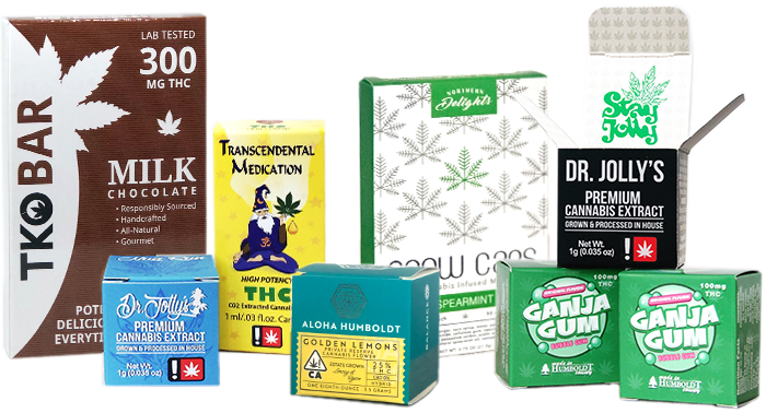 Cannabis packaging presentation