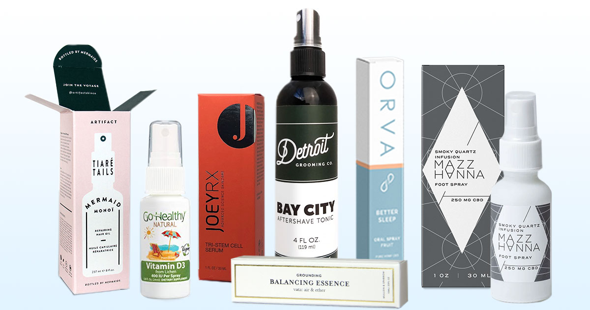 packaging spray bottles