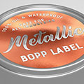 metallic labels