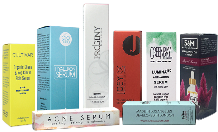 Skin Serum Boxes presentation