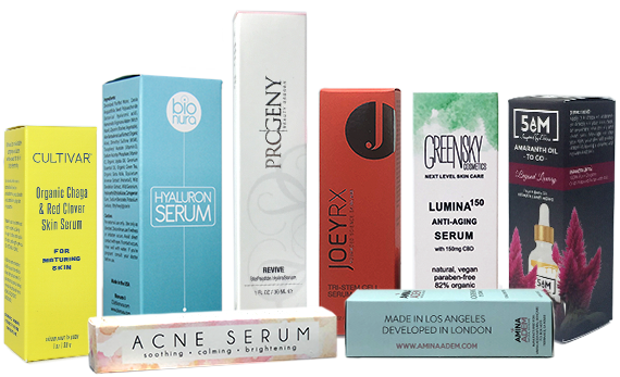 Skin Serum Packaging presentation